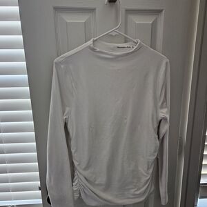 A&F White Long Sleeve Shirt